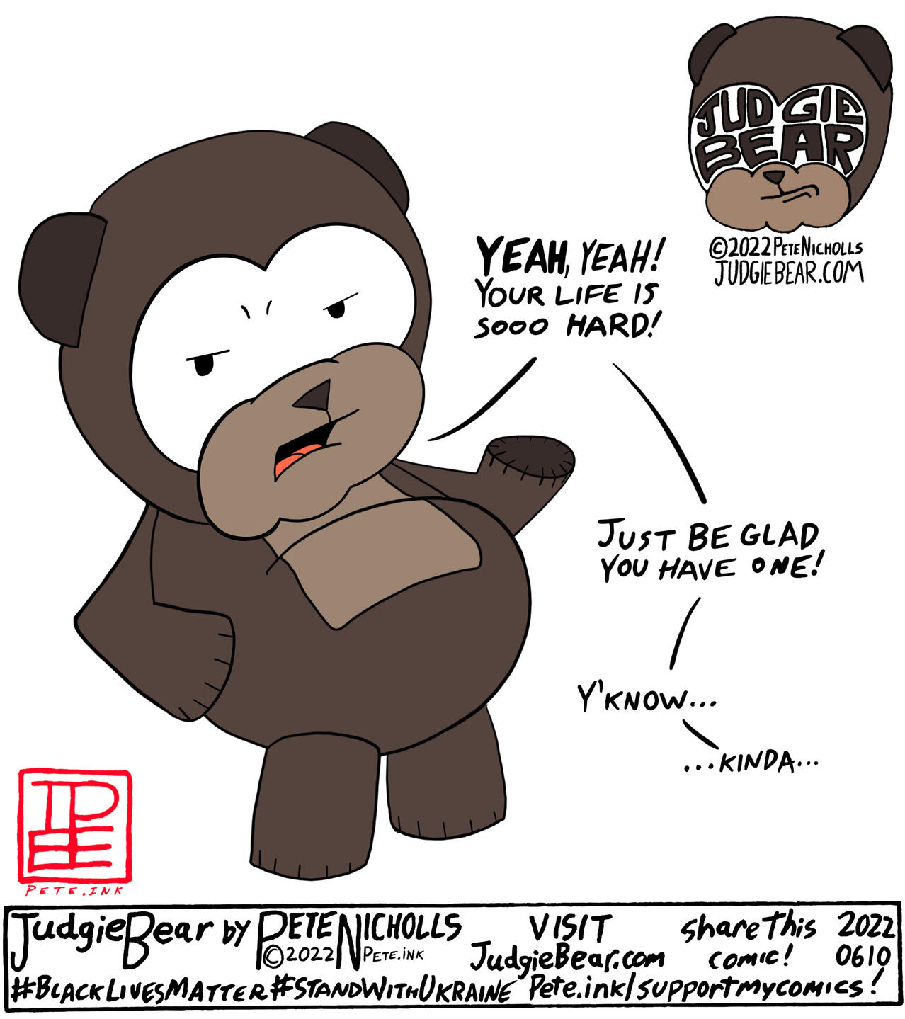 Get a Judgie Bear merch today!