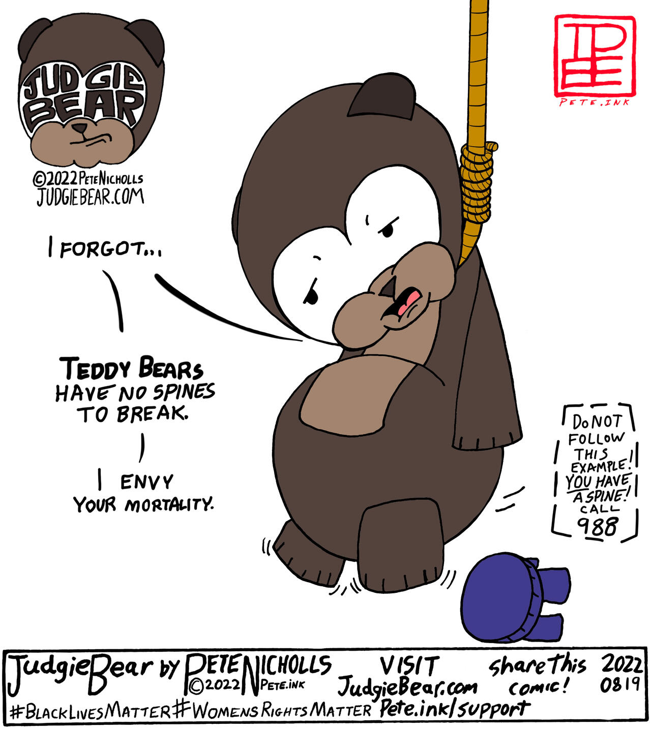 Get a Judgie Bear merch today!